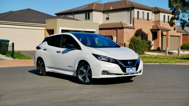 The electric Nissan Leaf makes up 11 per cent of all electric cars registered in Queensland.