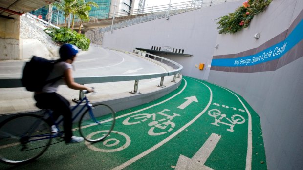 Brisbane's cycleways have seen a significant spike in patronage during the coronavirus pandemic.