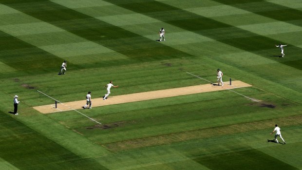 The MCG pitch did not produce much life in last year's Boxing Day Test.