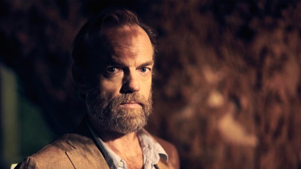 Hugo Weaving's talent took him to the stage early on.