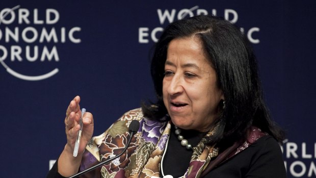 Lubna S. Olayan, chief executive officer of Olayan Financing.