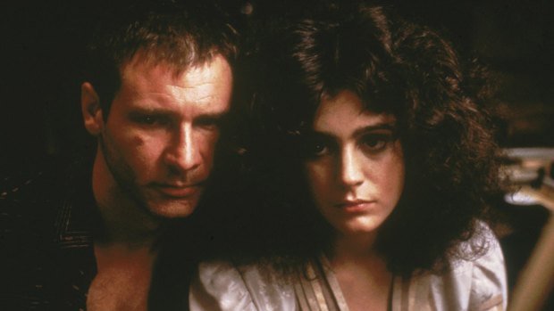 Blade Runner. Harrison Ford and Sean Young in the original version.