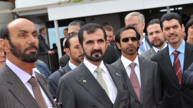 Hard-won victory: After 30 years, Sheikh Mohammed's stable has claimed its grand prize. 
