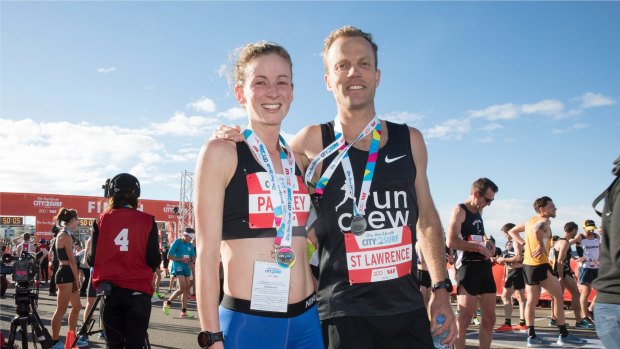 Ellie Pashley and Ben St Lawrence are the first female and male competitors to finish the 2018 City to Surf.