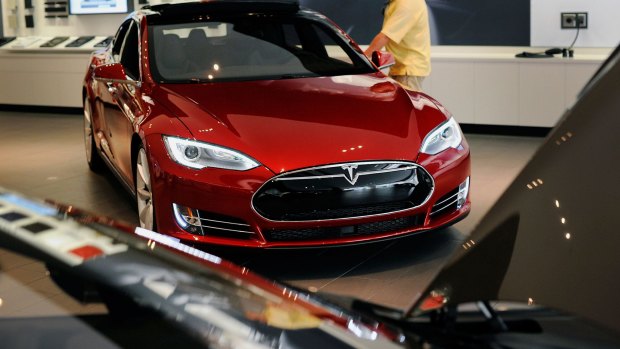 Tesla announced it is cutting the prices of its two most expensive models, the Model S, pictured, and the Model X SUV. 