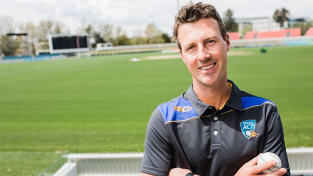 The boss: New Cricket ACT chief executive James Allsopp.