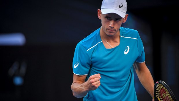 Alex De Minaur at the Australian Open.