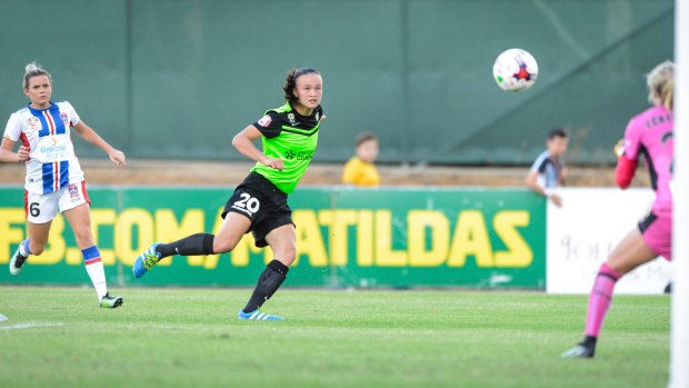 Ruled out: Matildas' midfielder Amy Sayer will not play against Chile due to a foot injury.