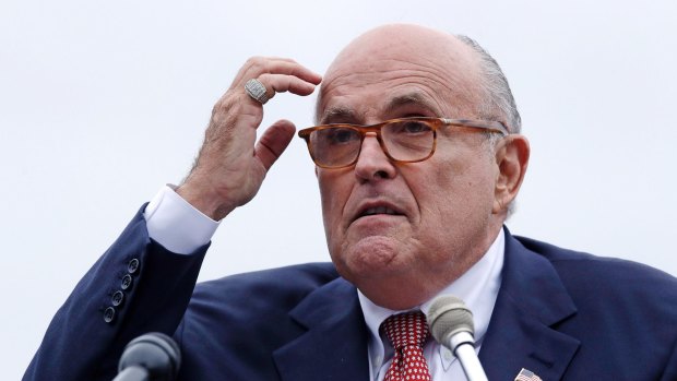 Trump's personal lawyer Rudy Giuliani had had a week of head-scratching statements and retractions.