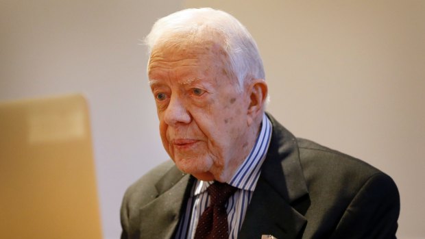 US President Jimmy Carter.