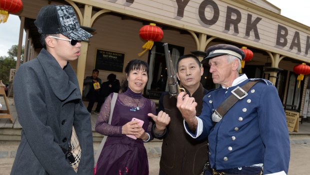 Sovereign Hill, one of Victoria's biggest drawcards for Chinese tourists, has noticed a significant drop in visitor numbers.