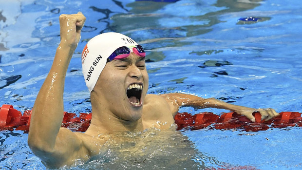 Sun Yang, the decade's most controversial figure in the pool. 