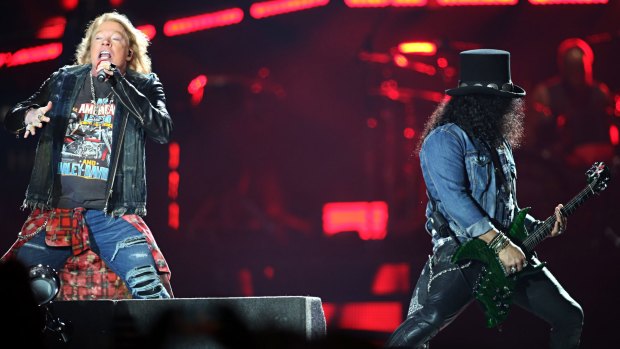 Gun N’Roses' Not In This Lifetime tour at the MCG in 2017. 
