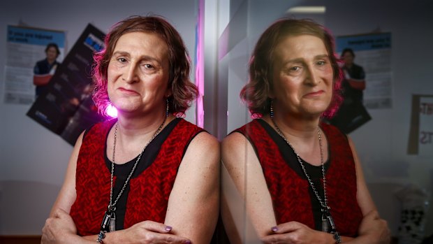 Sally Goldner, the head of Transgender Victoria.