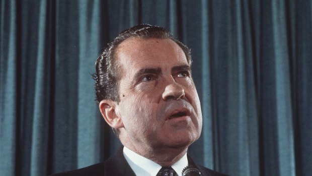 Richard Nixon resigned from office under the threat of impeachment in 1974.