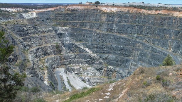The Greenbushes lithium mine in Western Australia.