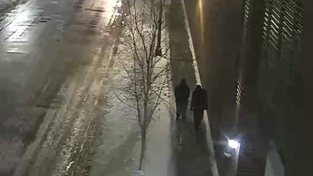 CCTV provided by the Chicago Police Department shows two people of interest who may have witnessed the alleged attack on Smollett.