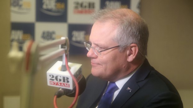 Making airwaves ... Scott Morrison.