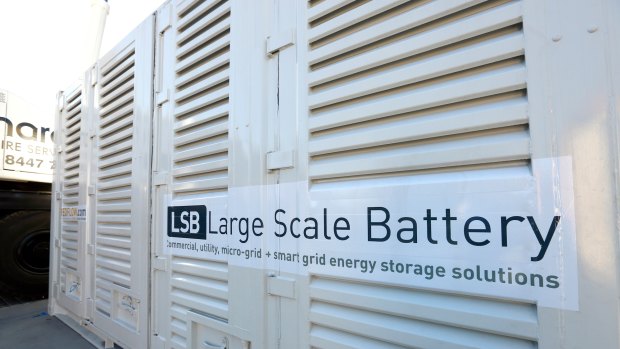 Large scale batteries are not at the point where they can effectively replace other storage technologies, James Calaway said.