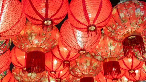 In Chinese tradition, red is one of the luckiest colours. Sydney Lunar Festival curator Valerie Khoo says decorations are one of the most important parts of the celebration.