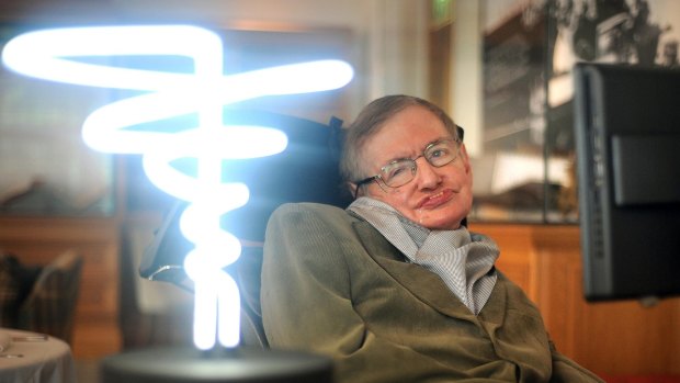 A brilliant mind: The late Professor Stephen Hawking.