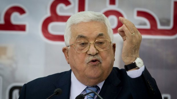 Palestinian President Mahmoud Abbas.