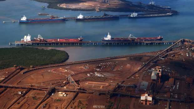 Cyclone Veronica and a fire at Cape Lambert in the Pilbara early this year took about 24 million tonnes of iron ore out of the market.