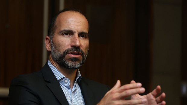 Uber's chief executive Dara Khosrowshahi. 