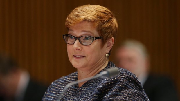 Bound for China: Marise Payne. 