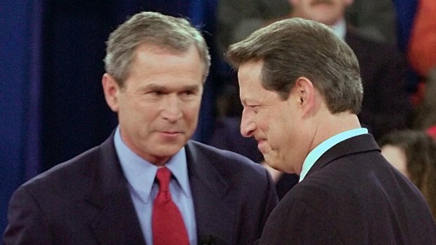 Republican George W. Bush lost the popular vote to Democrat Al Gore by more than 500,000 votes.