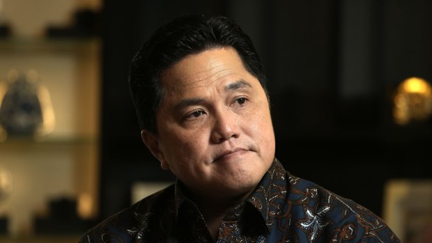 Erick Thohir, Indonesia’s state-owned enterprises minister, is also chief of the country’s football association.