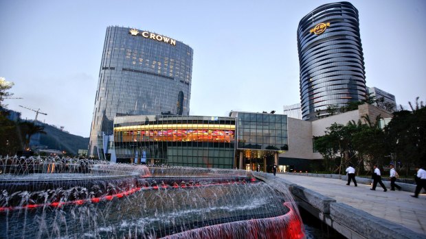 The City of Dreams casino in Macau, China.