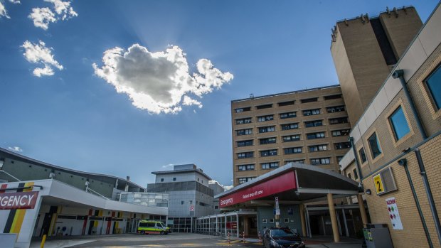 The Canberra Hospital, where the radiology department has been the subject of complaints.