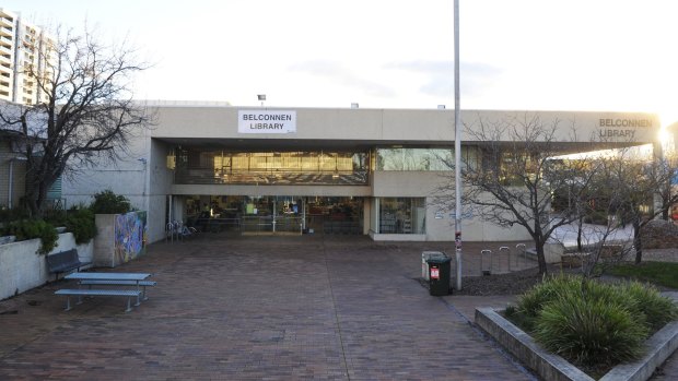 Belconnen Library - the government denies rumours it is closing.