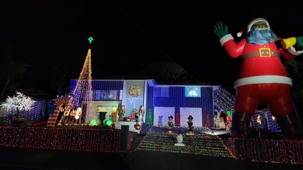 Kennedy pointed out the giant Santa at a Wynnum West as a must-see.