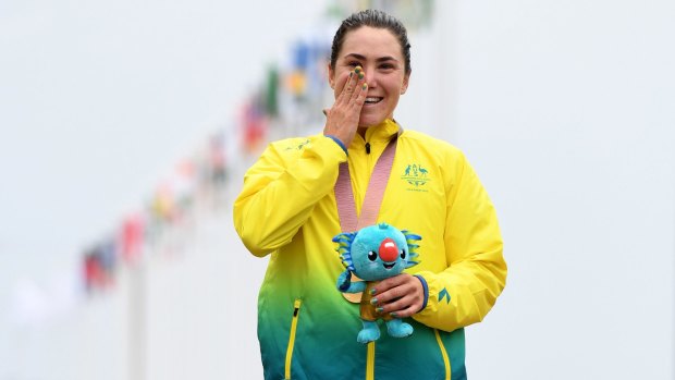 Commonwealth Games gold medalist Chloe Hosking has her sights set on the Tokyo Olympics.