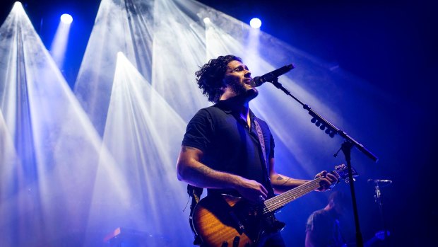 David Le'aupepe of Gang of Youths at the Enmore Theatre in Sydney on November 22.