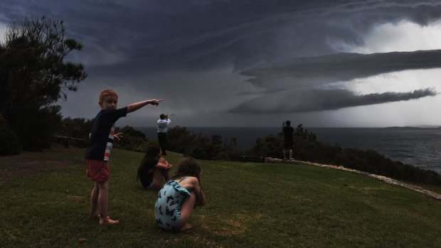 Severe storms smash the northern beaches.