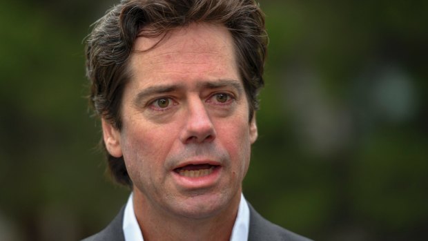 AFL chief executive Gillon McLachlan floated the idea of a trial on radio this week.