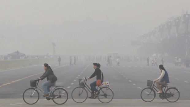 China's greenhouse gas emissions have picked up, helping to accelerate global growth rates.