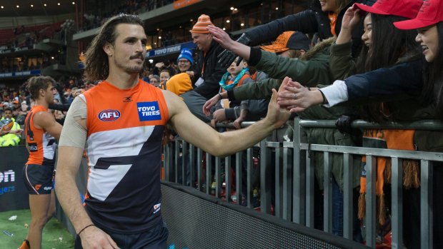 Important GWS player Phil Davis.