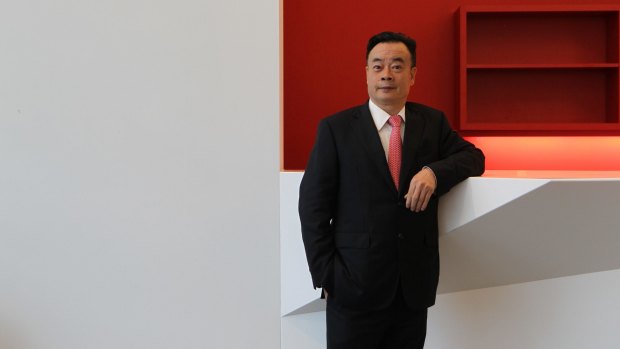 Chinese-Australian businessman Chau Chak Wing, who has donated more than half a million dollars to the Australian War Memorial.