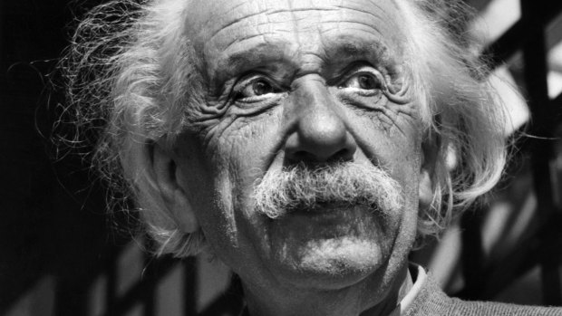 Renowned physicist Albert Einstein in Princeton, New Jersey, in 1954.