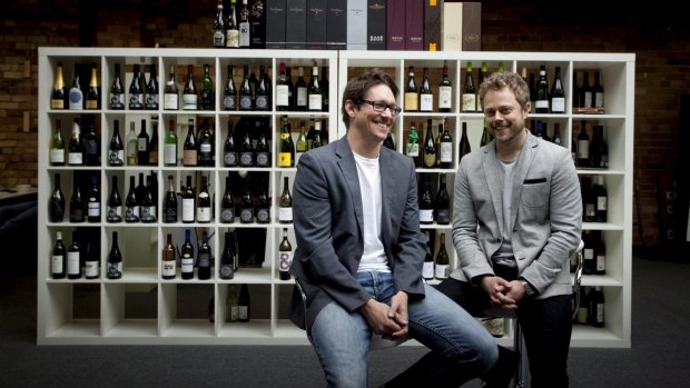 Vinomofo Co-Founders Andre Eikmeier and Justin Dry. 