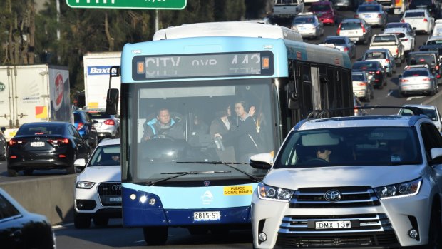 Bus services in Sydney's inner west were privatised last year.