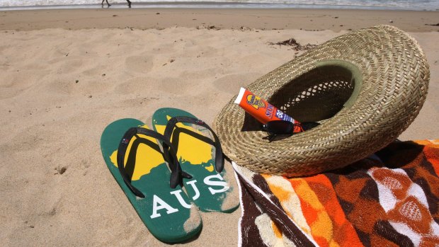 The Aussie throngs wear thongs, but not to your citizenship ceremony, please. 