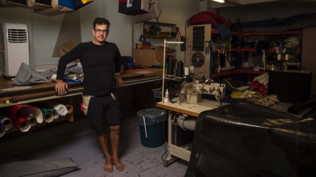 Steve Jackson is the owner of Sydney Sailmakers in Drummoyne and one of 171 sailmakers in Australia.