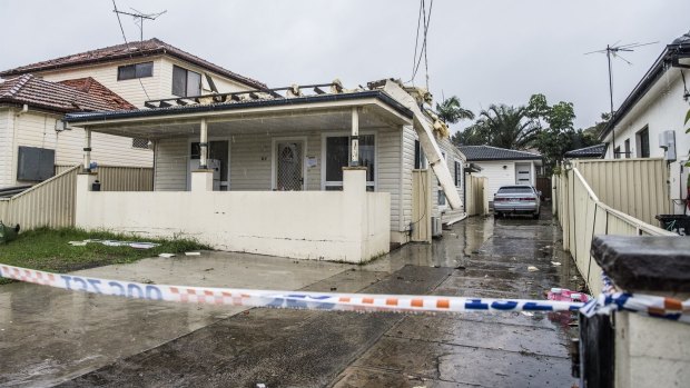 Damage in Chester Hill.