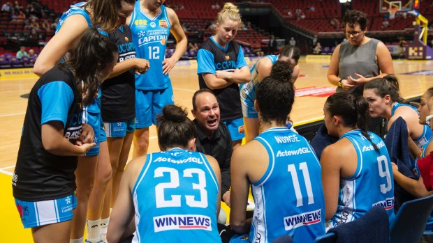 Canberra Capitals coach Paul Goriss has led a remarkable turnaround this season. 