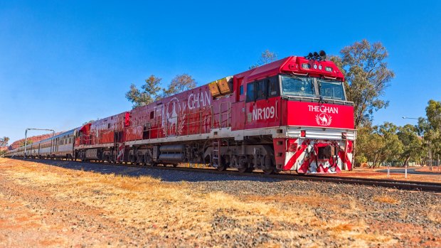 In January, more than half a million viewers watched this train make its way across Australia.